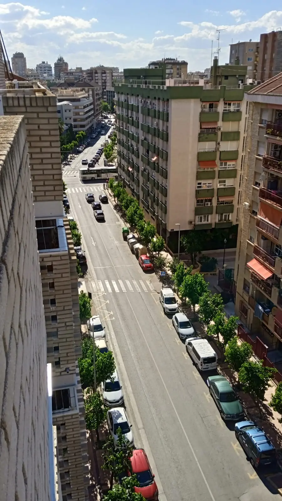 Vista Norte desde el piso con luz natural