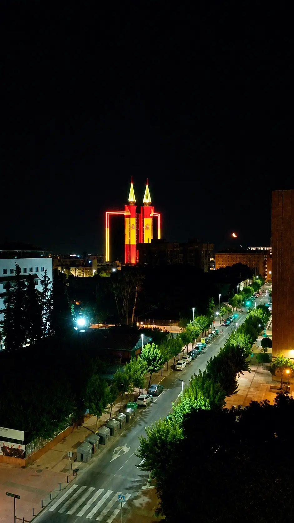 Vista Este desde el piso, skyline despejado de Murcia